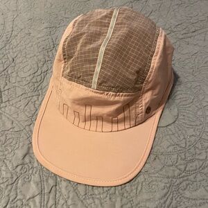 NWT Lululemon Athletica Pink and Brown Hiking Cap